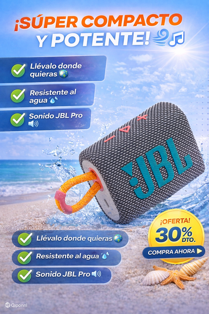 Parlante JBL GO4 A prueba de AGUA 💦