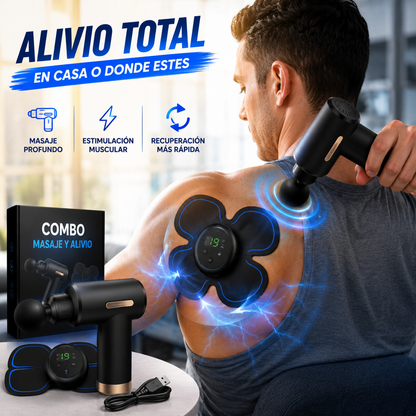 PISTOLA MASAJEADORA + PARCHE