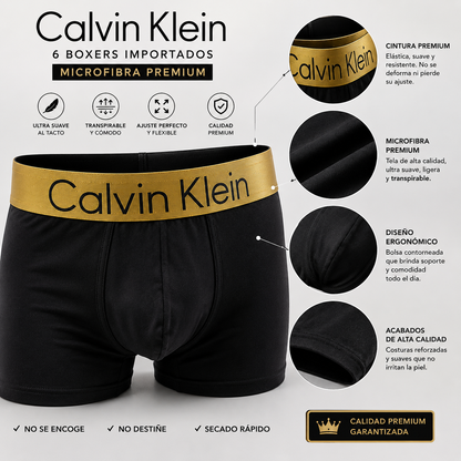 x6 Boxers IMPORTADOS Calvin Klein