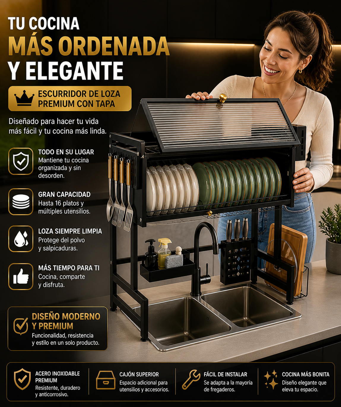 Escurridor De Loza PREMIUM