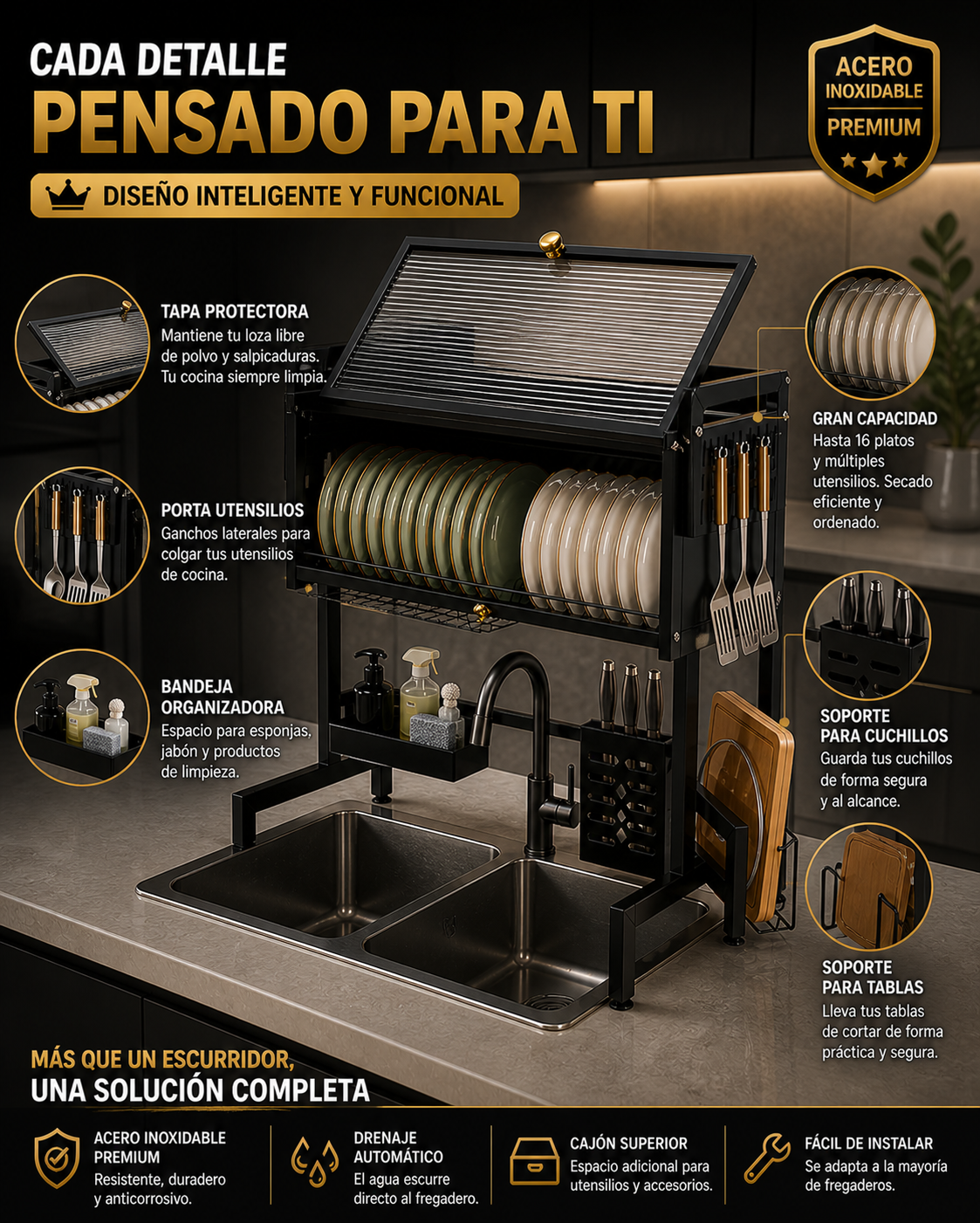 Escurridor De Loza PREMIUM